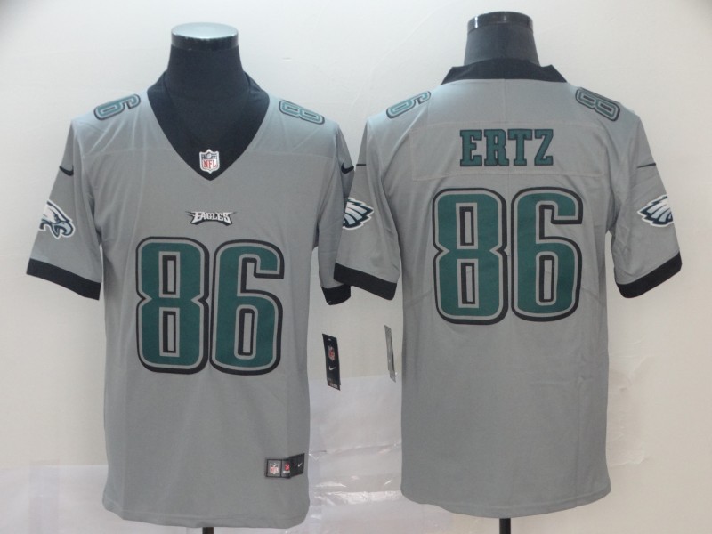 Men's Philadelphia Eagles Zach Ertz #86 Gray Jersey